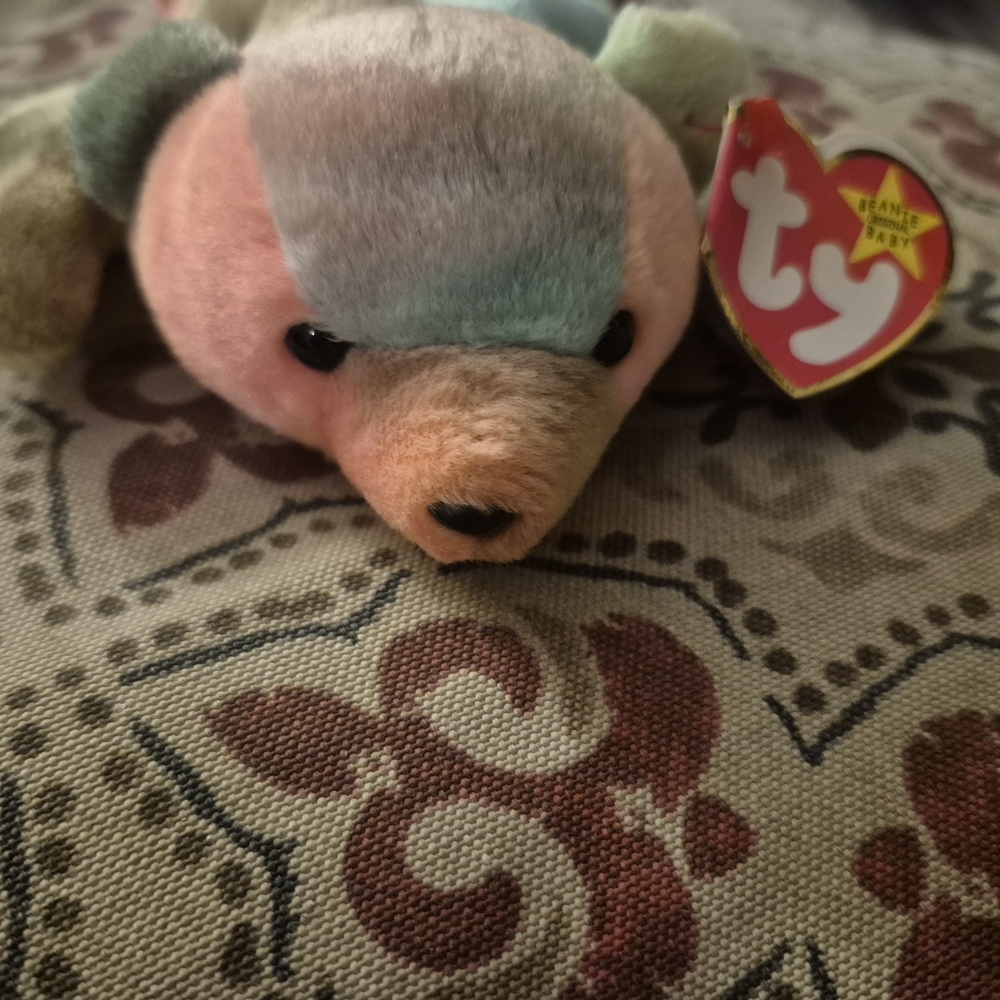 Ty Pink and Blue Plush Toy for Small Pets